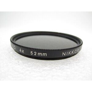 Nikon Nippon Kogaku 4X ND 52mm Filter Lens (Made in Japan)